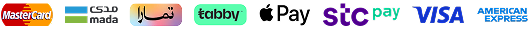 طرق الدفع المتاحة